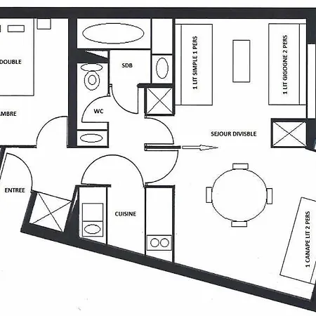 Le Pommeret - 2 Pieces Pour 6 Personnes Mae-4994 Apartment *